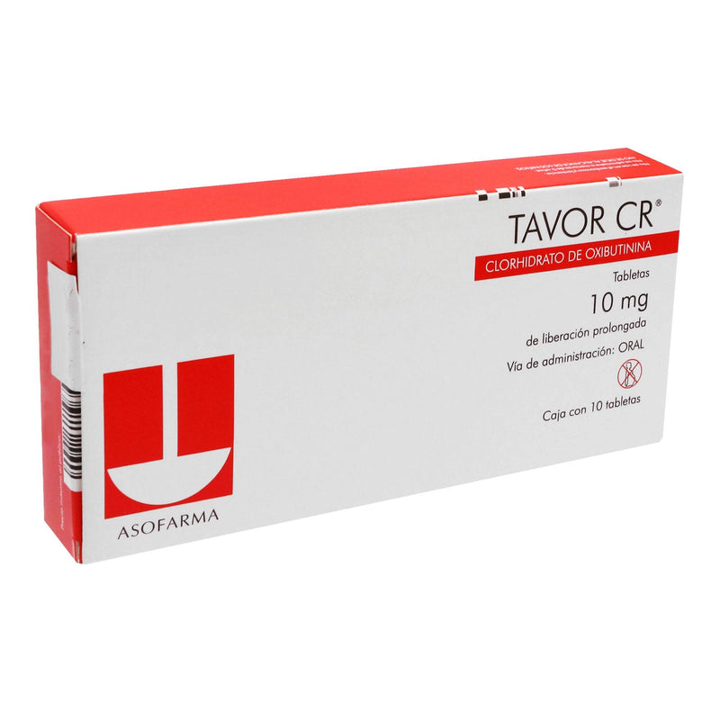 Tavor Cr 10Mg Con 10 Tabletas (Oxibutinina) - WeCare Pharma