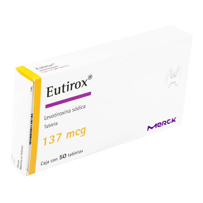 Eutirox 137Mcg Con 50 Tabletas (Levotiroxina Sodica) - WeCare Pharma