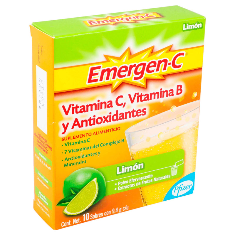 Emergen-C Sobre 9.4G Con 10 Limon (Vit Con Vit B/Antioxidantes) - WeCare Pharma