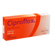 Ciproflox 250Mg Con 12 Capsulas (Ciprofloxacino) - WeCare Pharma