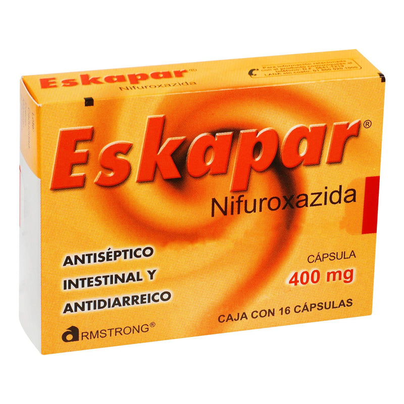 Eskapar 400Mg Con 16 Capsulas (Nifuroxazida) - WeCare Pharma