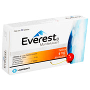 Everest 4Mg Con 30 Tabletas (Montelukast) - WeCare Pharma