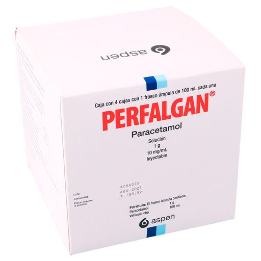 Perfalgan Frasco 1G Con 4 Ampulas (Paracetamol) 2 - 7501041990051