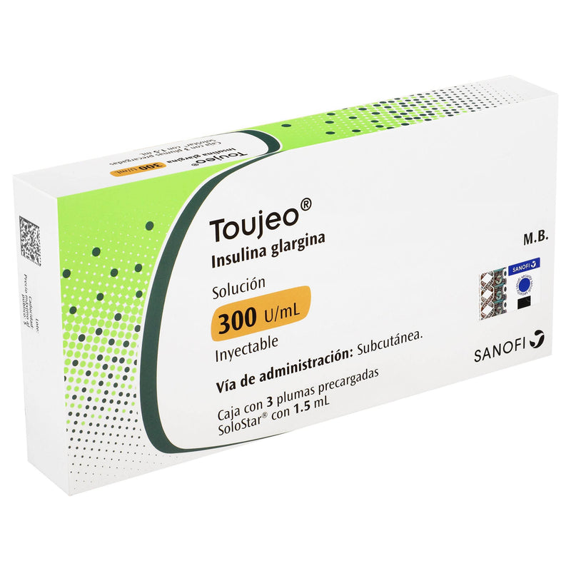 Toujeo Pluma 300Unid/Ml 1.5Ml Con 3 (Insulina Glargina) - WeCare Pharma