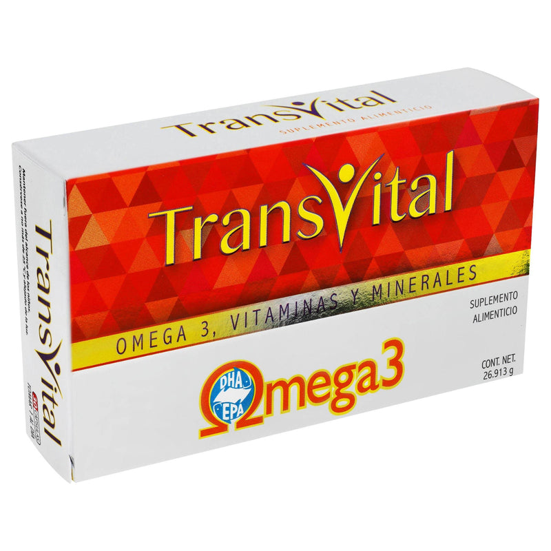 Transvital 26.91 Con 30 Capsulas (Omega3/Vitaminas/Minerales) - WeCare Pharma