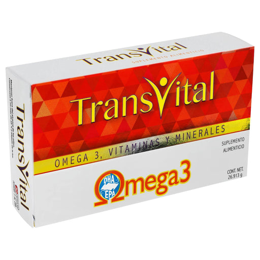 Transvital 26.91 Con 30 Capsulas (Omega3/Vitaminas/Minerales) - WeCare Pharma
