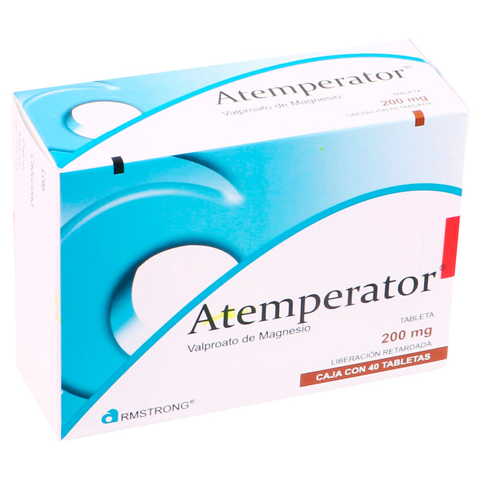 Atemperator 200Mg Con 40 Tabletas (Valproato De Magnesio) 2 - 7501089800015