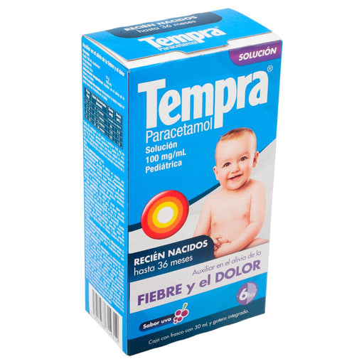 Tempra Ped Gotas 100Mg/Ml 30Ml (Paracetamol) - WeCare Pharma