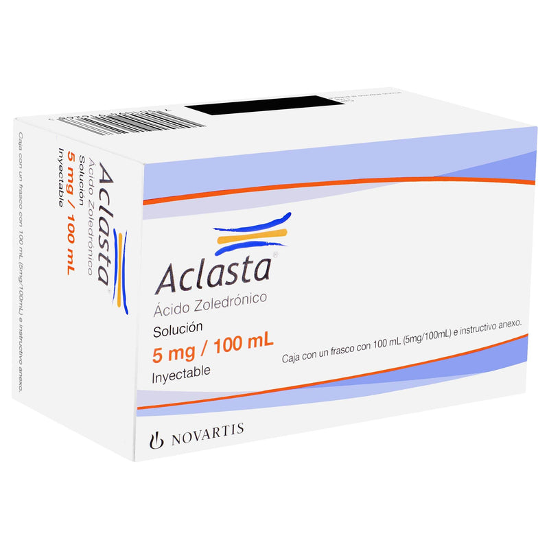 Aclasta Frasco 5Mg 100Ml Ampulas (Acido Zoledronico) - WeCare Pharma
