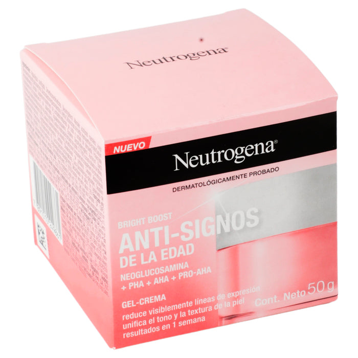 Neutrogena Brigth Boost Gel Anti-Signos De La Edad 50G 2 - 7891010249861