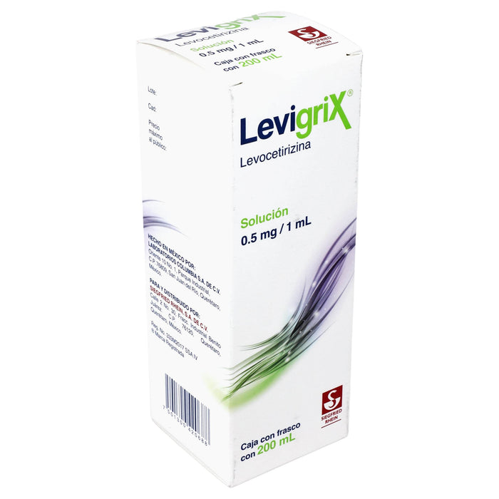 Levigrix Solución 0.5Mg/Ml 200Ml (Levocetirizina) - WeCare Pharma