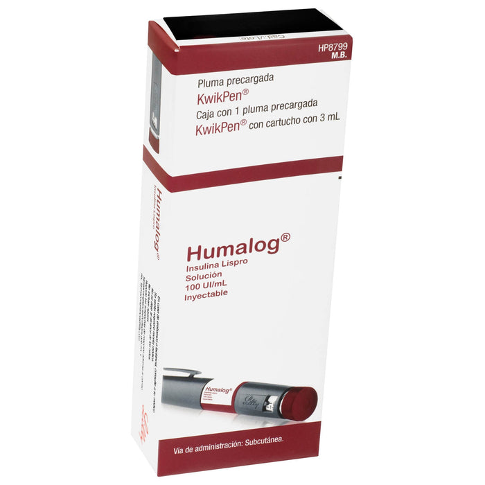 Humalog 100Unid/Ml 3Ml Con 1 Ampulas (Insulina Humana) - WeCare Pharma
