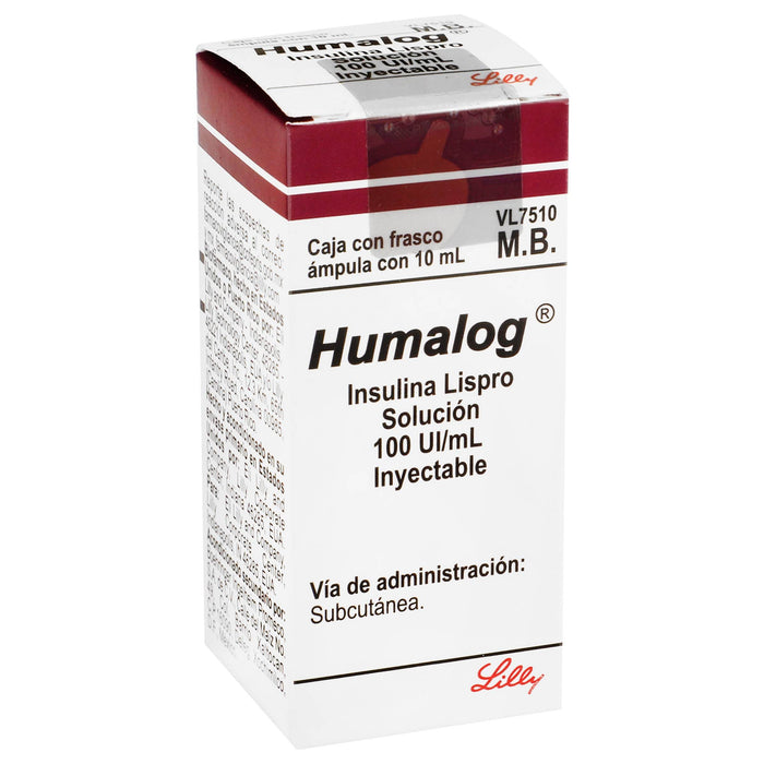 Humalog Frasco 100Unid/Ml 10Ml Con 1 Ampulas (Insulina Lispro) - WeCare Pharma
