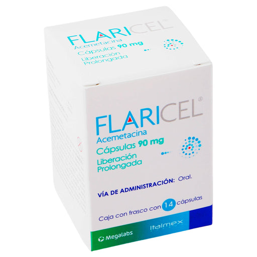 Flaricel 90Mg Con 14 Capsulas (Acemetacina) - WeCare Pharma