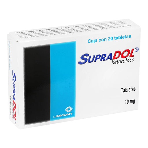 Supradol 10Mg Con 20 Tabletas (Ketorolaco) - WeCare Pharma