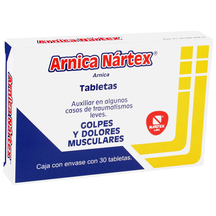 Arnica Nartex Tabletas Con 30 - WeCare Pharma