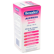 Benadryl Jarabe 250Mg/100Ml 120Ml (Difenhidramina) - WeCare Pharma