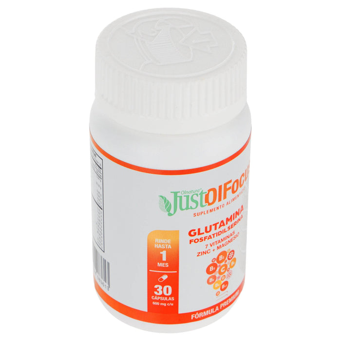 Just Olfocus Glutamina 7 Vitaminas Capsulas Con 30 - WeCare Pharma
