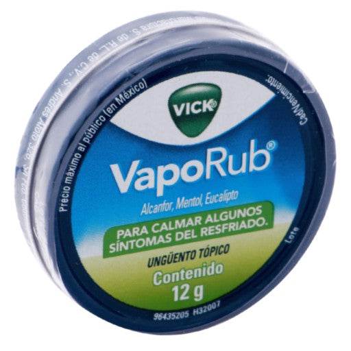 Vick Vaporub Lata 12G (Alcanfor/Mentol/Eucalipto) - WeCare Pharma
