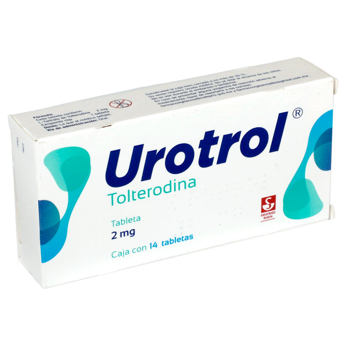 Urotrol 2Mg Con 14 Tabletas (Tolteridona) 2 - 7501300421944