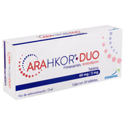 Arahkor Duo 60Mg/5Mg Con 30 Tabletas (Fimasartan/Amlodipino) - WeCare Pharma