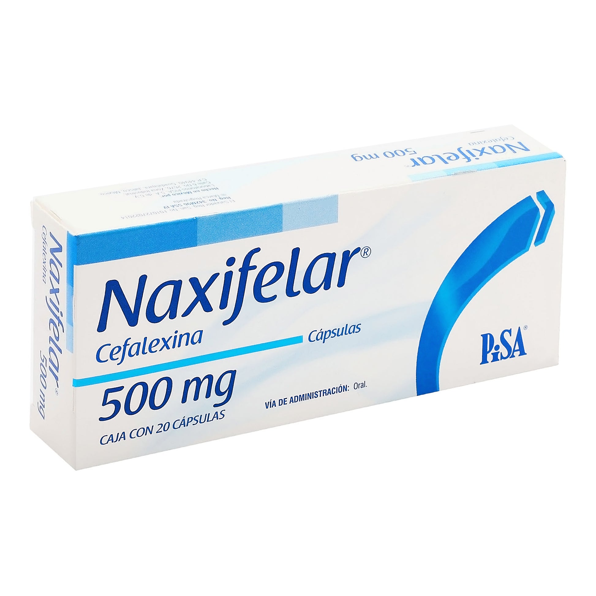 Naxifelar 500Mg Con 20 Capsulas (Cefalexina) 2 - 7501125126031