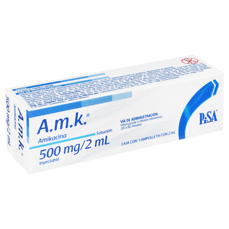 Amk 500Mg 2Ml Con 1 Ampulas (Amikacina) - WeCare Pharma