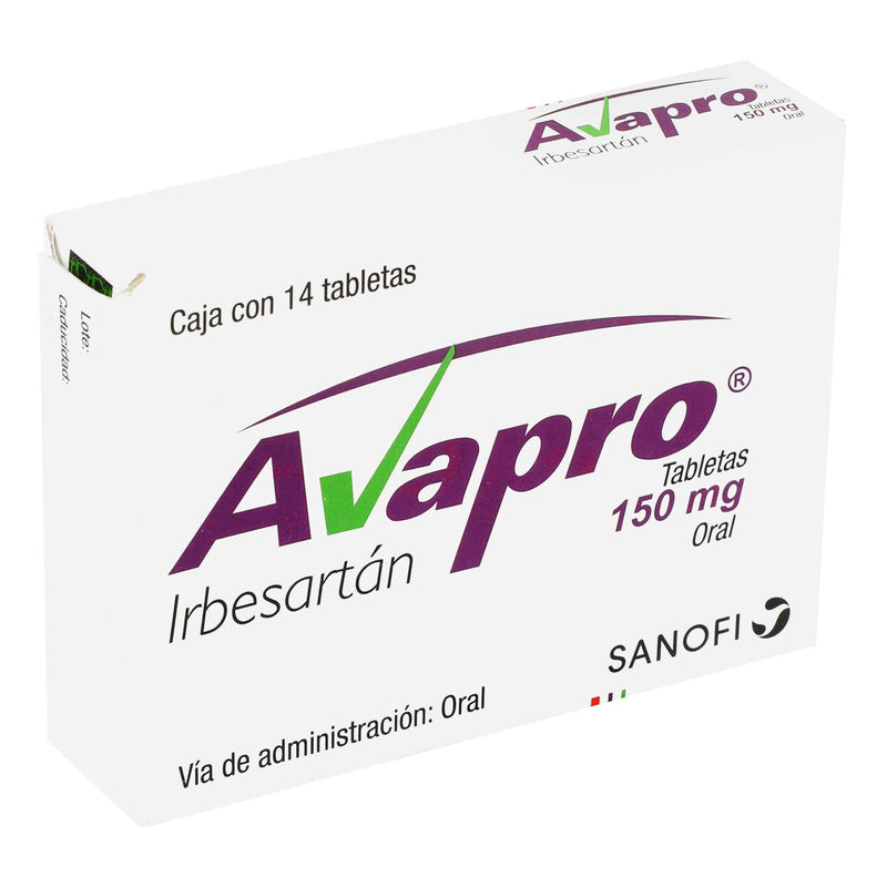Avapro 150Mg Con 14 Tabletas (Irbesartan) - WeCare Pharma