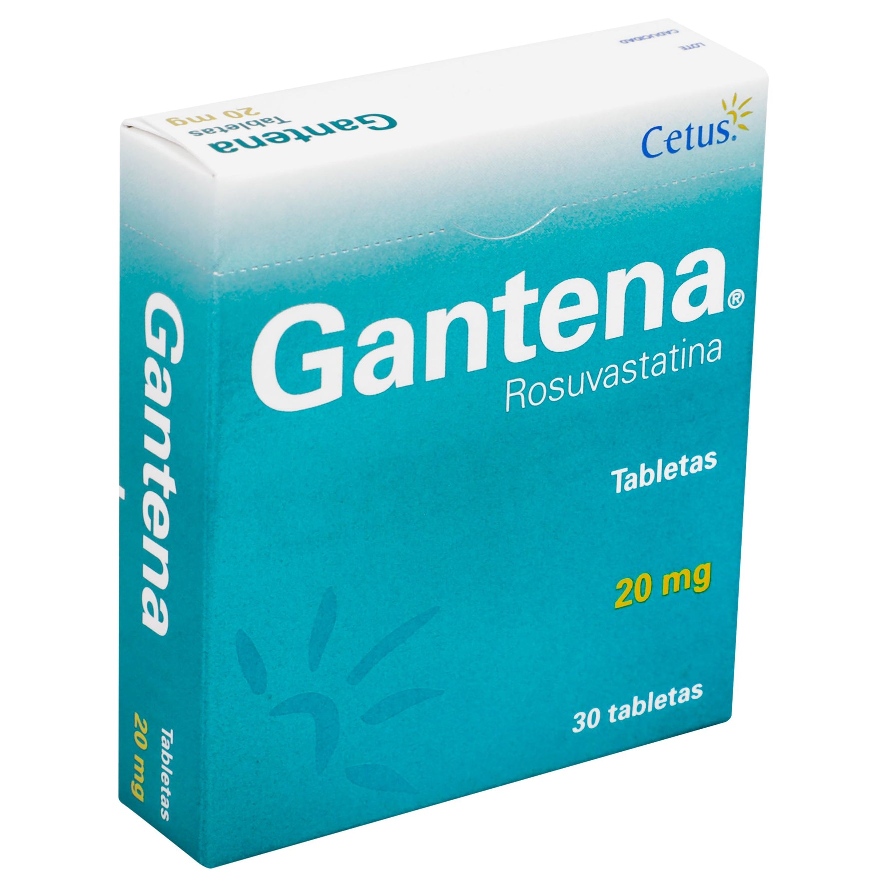 Gantena 20Mg Con 30 Tabletas (Rosuvastatina) 1 - 7501314705832