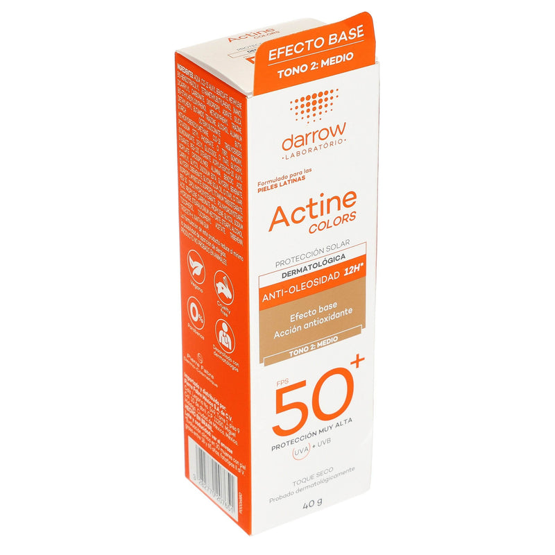 Darrow Actine Colors Fps50 Tono 2 Medio 40G - WeCare Pharma