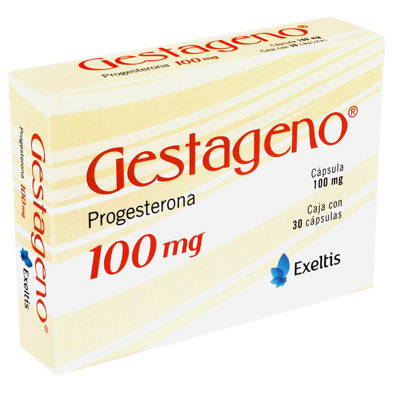 Gestageno 100Mg Con 30 Capsulas (Progesterona) - WeCare Pharma