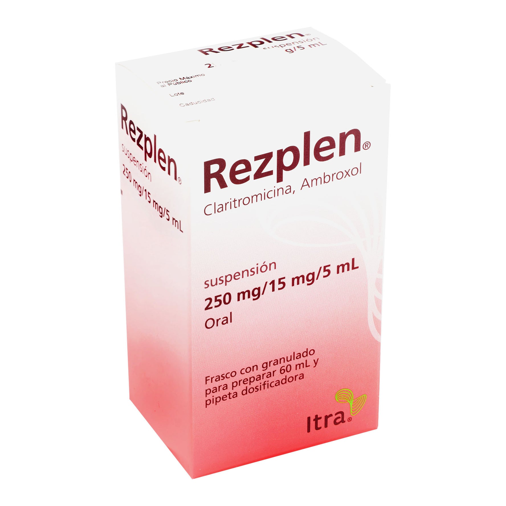 Rezplen Suspensión 250Mg/15Mg 60Ml (Claritromicina/Ambroxol) 2 - 7501314702718