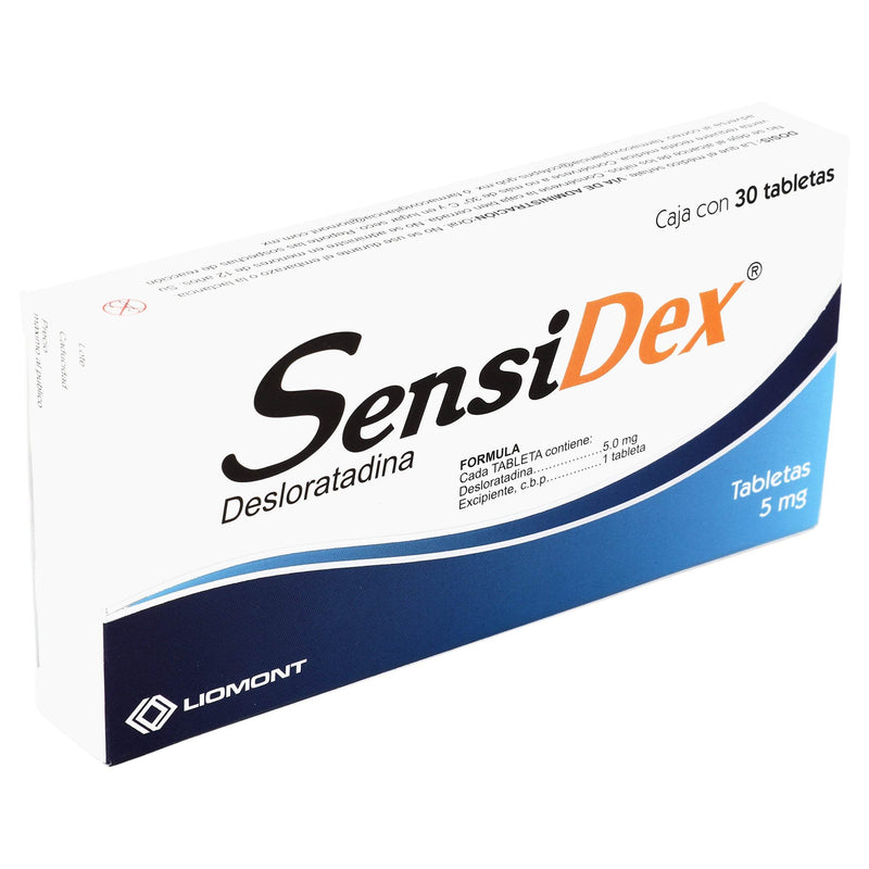 Sensidex 5Mg Con 30 Tabletas (Desloratadina) - WeCare Pharma