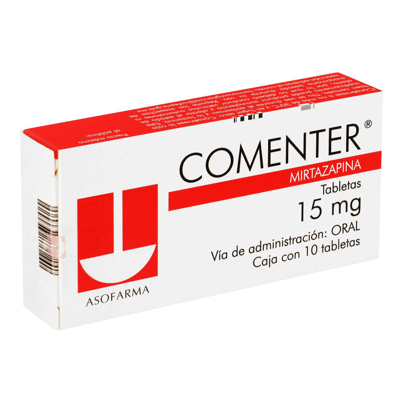Comenter 15Mg Con 10 Tabletas (Mirtazapina) - WeCare Pharma