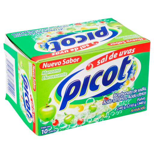 Sal De Uvas Picot Sobres 2.48G/0.21G/1.94G Con 10 Manzana (Bicarbonato/Ac Tartarico/Ac Citrico) 2 - 7501058715920