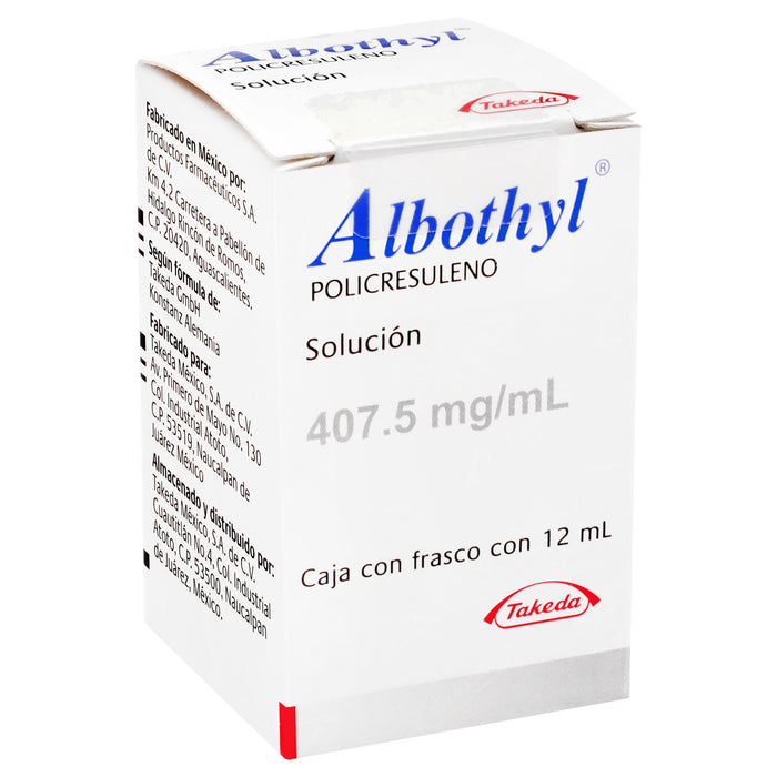 Albothyl Solución 407.5Mg/12Ml (Policresuleno) 3 - 7501092708049