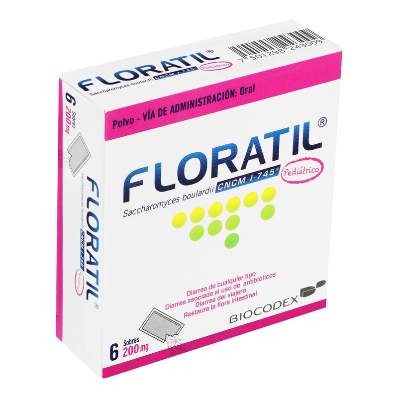 Floratil Sobres 200Mg Con 6 (Saccharomyces Boulardii) - WeCare Pharma