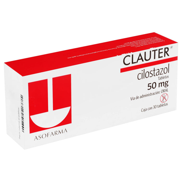 Clauter (Cilostazol) Tabletas 50Mg Con 30 - WeCare Pharma
