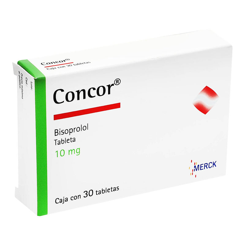 Concor 10Mg Con 30 Tabletas (Bisoprolol) - WeCare Pharma