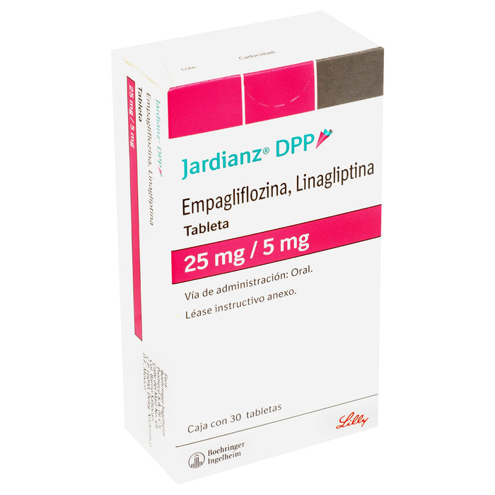 Jardianz Dpp 25Mg/5Mg Con 30 Tabletas (Empagliflozina/Linagliptina) - WeCare Pharma