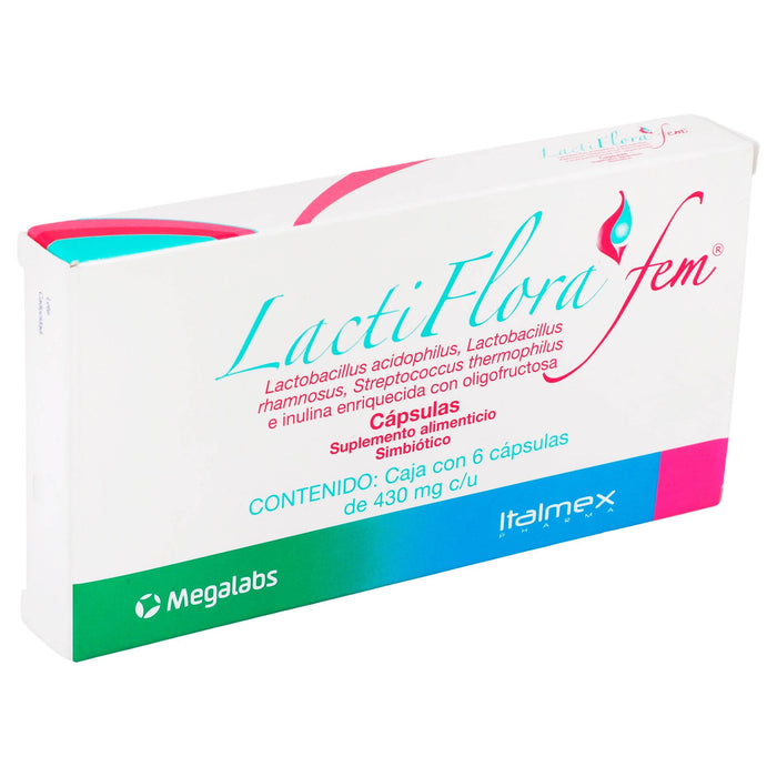 Lactiflora Fem 430Mg Con 6 Capsulas (Lactobacillus) - WeCare Pharma