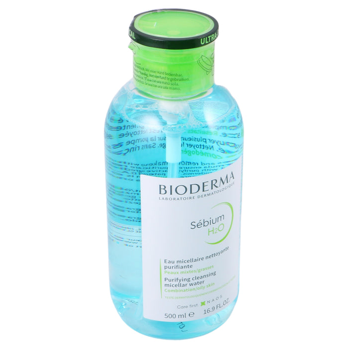 Bioderma Sebium H2O Agua Micelar Bomba 500Ml 2 - 3401396991830