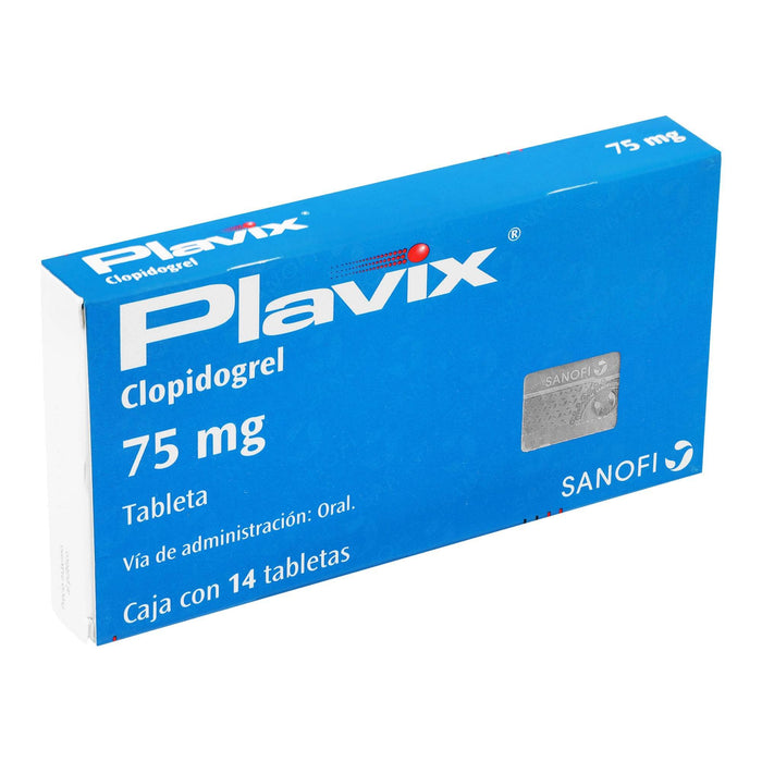 Plavix 75Mg Con 14 Tabletas (Clopidogrel) - WeCare Pharma