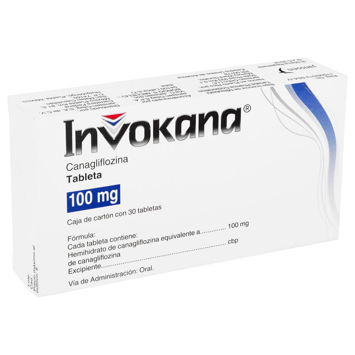 Invokana 100Mg Con 30 Tabletas (Canagliflozina) - WeCare Pharma