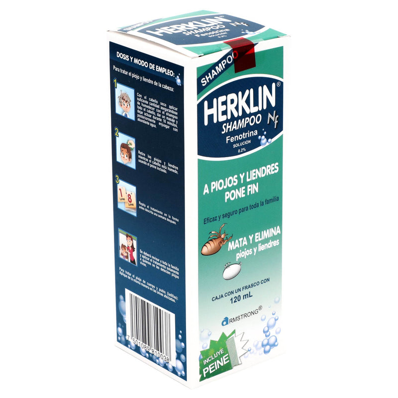 Herklin Shampoo Pediculicida 120Ml - WeCare Pharma
