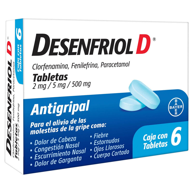 Desenfriol-D 2/5/500Mg Con 6 - WeCare Pharma