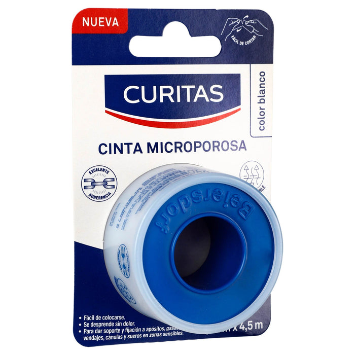 Cinta Microporosa Curitas Blanco 2.5Cmx4.5M - WeCare Pharma