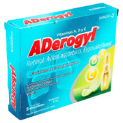 Aderogyl 3Ml Con 5 Ampulas (Retinol/Ac Ascorbico/Ergocalcifenol) - WeCare Pharma