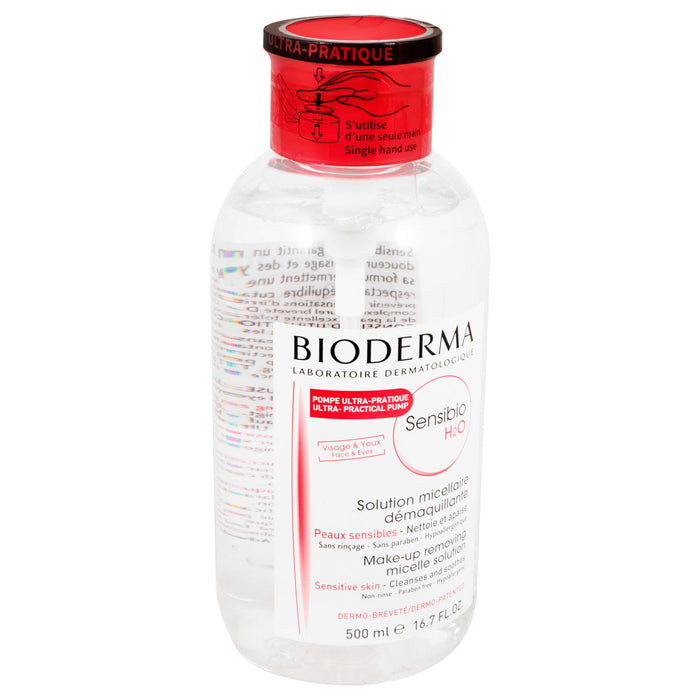 Bioderma Sensibio H2O Agua Micelar Bomba 500Ml 2 - 3401396991779