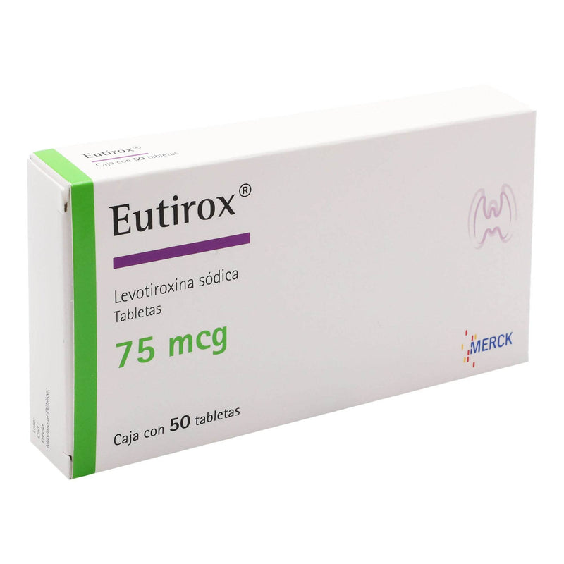 Eutirox 75Mcg Con 50 Tabletas (Levotiroxina Sodica) - WeCare Pharma